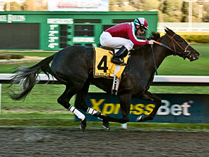 Lady of Fifty wins the 2012 California Oaks.