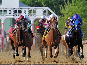 Last Gunfighter wins the 2013 Pimlico Special.