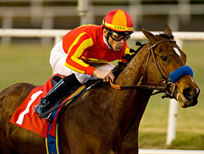 Lookin At Lucky wins the 2009 Del Mar Futurity.