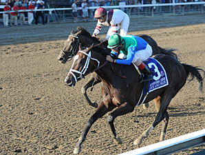 Love and Pride wins the 2012 Personal Ensign.