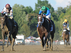 Love and Pride wins the 2012 Personal Ensign.