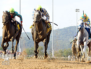 Macho Macho wins the 2012 West Virginia Derby.