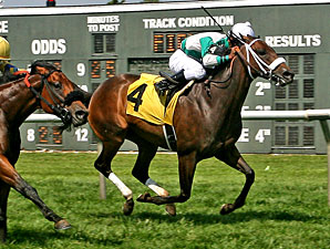 Madrilena wins the 2013 Power by Far Handicap.