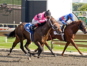 Major Gain wins the 2010 Arlington-Washington Futurity.