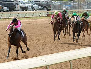 Miss Goodthing wins the 2012 Louisiana Cup Juvenile Fillies.