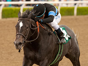 Mizdirection wins the 2012 Las Cienegas.