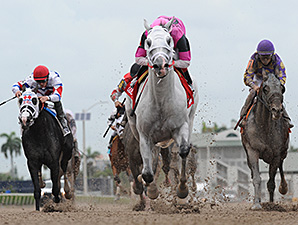Mr. Baker wins the 2014 Housebuster Stakes.