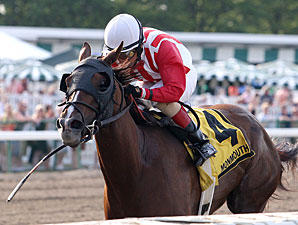 My Place Anytime wins the 2013 Blue Sparkler Stakes.
