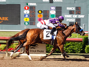 Mythical Power wins the 2010 Texas Mile.