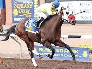 Omar wins the 2014 Klaq Handicap.
