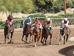 One More Wild Ride wins the 2014 Arizona Oaks.