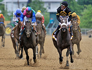 Oxbow wins the 2013 Preakness.