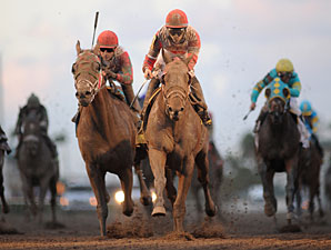 Parent's Honor wins the 2012 Claiming Crown Jewel.