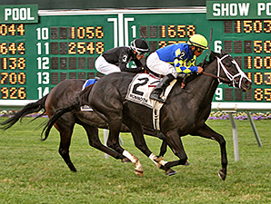 Patsy's Holiday wins the 2014 Desert Vixen Stakes.
