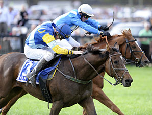 Pierrot Lunaire wins the 2012 Grand National Hurdle at Fair Hill.