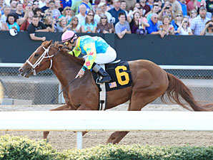 Primetime Dreamer wins the 2012 Rainbow Stakes.