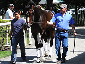 'Rachel' Gallops, All Set For Mother Goose 'Rachel' Gallops, All Set For Mother Goose