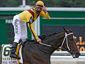 Super Filly Rachel Alexandra to Woodward