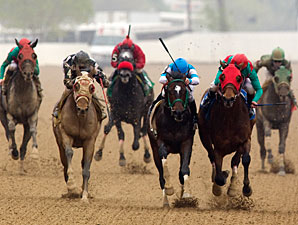 Racing Bran wins the 2010 Milwaukee Avenue Handicap.