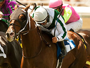 Regally Ready wins the 2011 San Simeon.