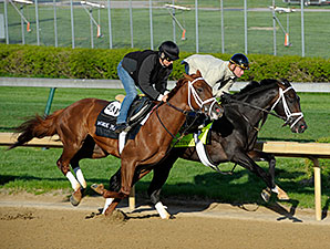 Revolutionary works at Churchill Downs 4/21/2013.