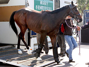 Rocket Man arrives in Hong Kong December 2011.