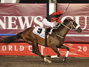Rocket Man wins the 2011 Dubai Golden Shaheen.
