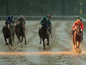Rose to Gold wins the 2013 Fantasy Stakes.