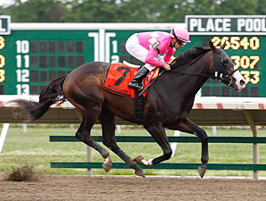 Rush Now wins the Spend A Buck Stakes.