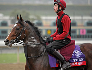 St Nicholas Abbey with Joseph O'Brien at Santa Anita 11/1/2012.
