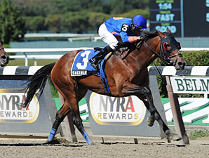 Saginaw wins the 2012 Promenade All Stakes.