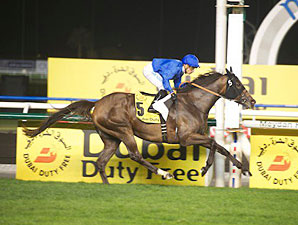 Sajjhaa wins the 2013 Dubai Duty Free.