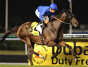 Sajjhaa wins the 2013 Dubai Duty Free.