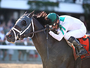 San Pablo wins the 2012 Iselin Stakes.