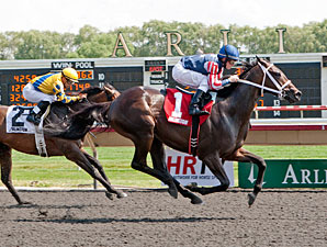 Sandia Crest wins the 2012 Springfield Stakes.