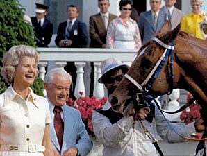 Secretariat in the Kentucky Derby Winner's Circle