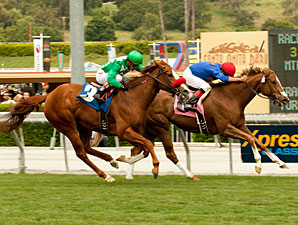 Separate Forest wins the 2011 Las Cienegas.