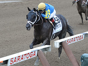 Shanghai Bobby wins the Hopeful Stakes.