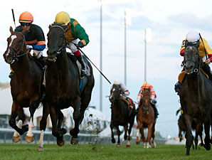 Silent Star wins the 2014 Victoriana Stakes.