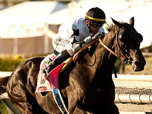 Slim Shadey wins the John Henry Turf.