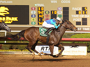 Solar Charge wins the 2014 Premiere Stakes.