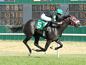 Soonerette wins the 2012 Northbound Pride Oaks.
