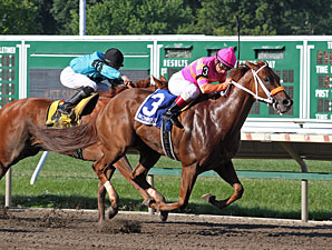 Srumdiddlyumpstious wins the 2012 Smashing Stakes.
