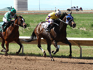 Sweet Dixie Van wins the 2013 Ingrid Knotts Stakes.