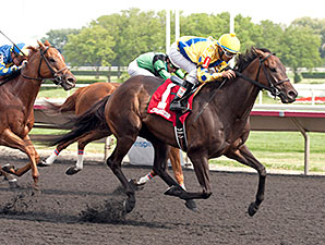 Sweet Luca wins the 2014 Addison Cammack Handicap.