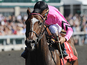 Sweet Seventeen Allowance win, Keeneland, October 7, 2011.
