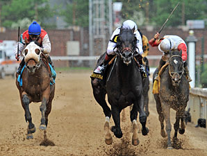 Take Charge Indy wins the 2013 Alysheba Stakes.
