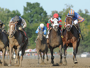 Turbulent Descent wins the 2012 Ballerina.