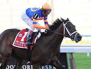 Uncle Mo wins the 2010 Champagne.