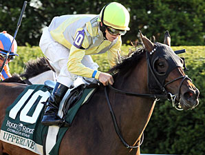 Upperline wins the Rood & Riddle Dowager Stakes.
